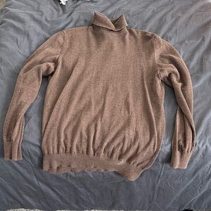 H&M Men's Brown Turtleneck Sweater